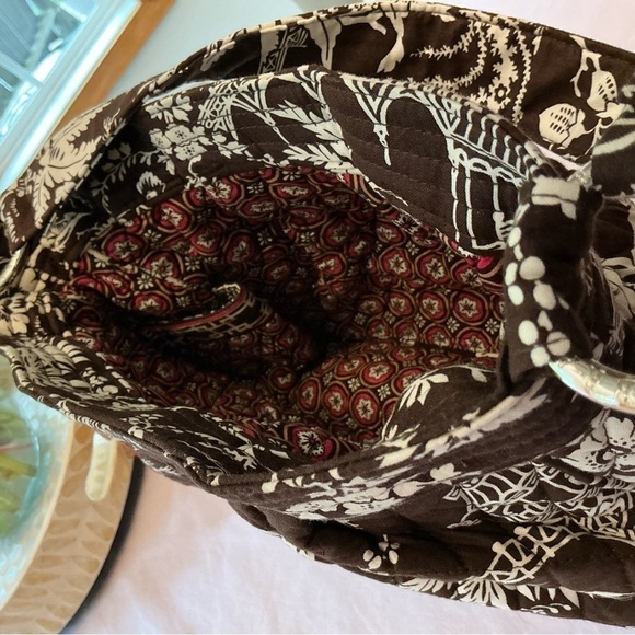 Vera Bradley pagoda print shoulder bag/brown - Picture 5 of 6